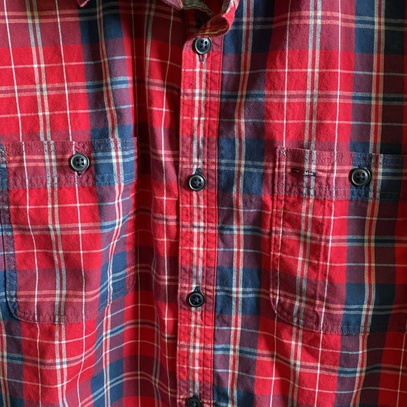 Gap Men’s Long Sleeved Plaid Shirt - Picture 7 of 13